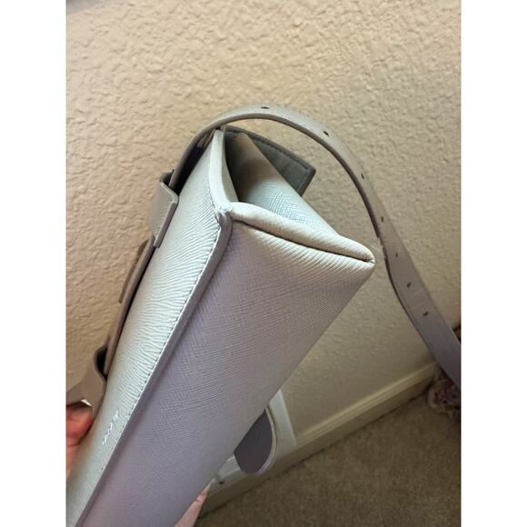 Senreve Aria Belt Bag in Pebbled / Sand / Silver EUC 100% Genuine Leather - Picture 13 of 16